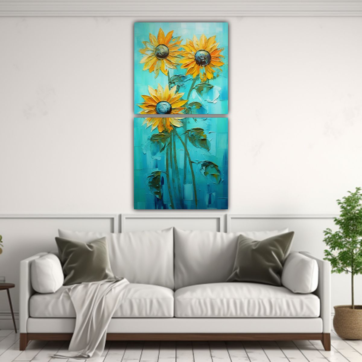 GENERICO - Cuadro Lienzo Vanguardia Riqueza Visual 80x160 Cm