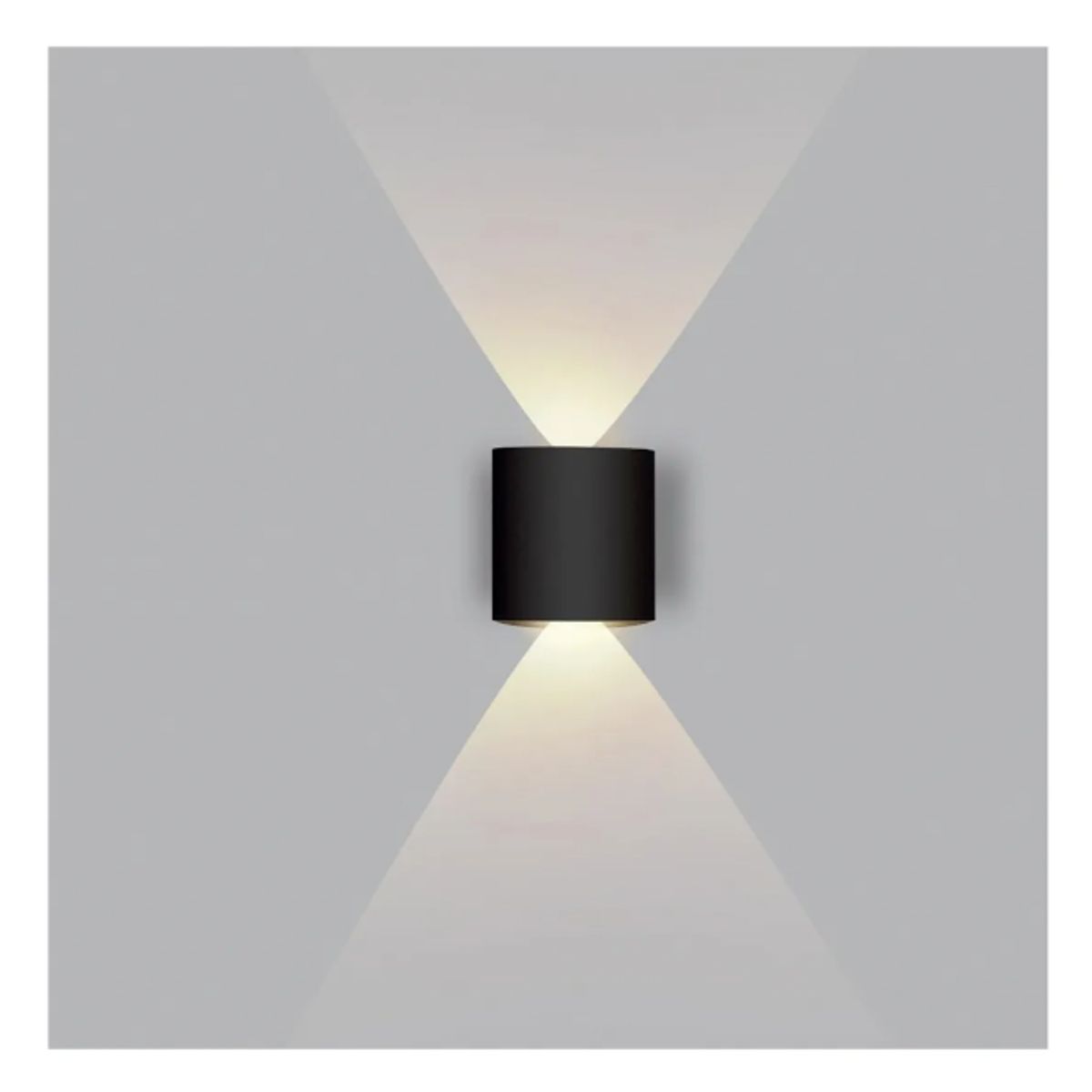 APLIQUE LED  2*1W NEGRO IP54 3000k, marca WANT - Foto 2