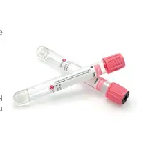 GENERICO - Tubo tapa rosado PPGT EDTA Gel, 5ml Vaculab, 13x100mm 100 unidades