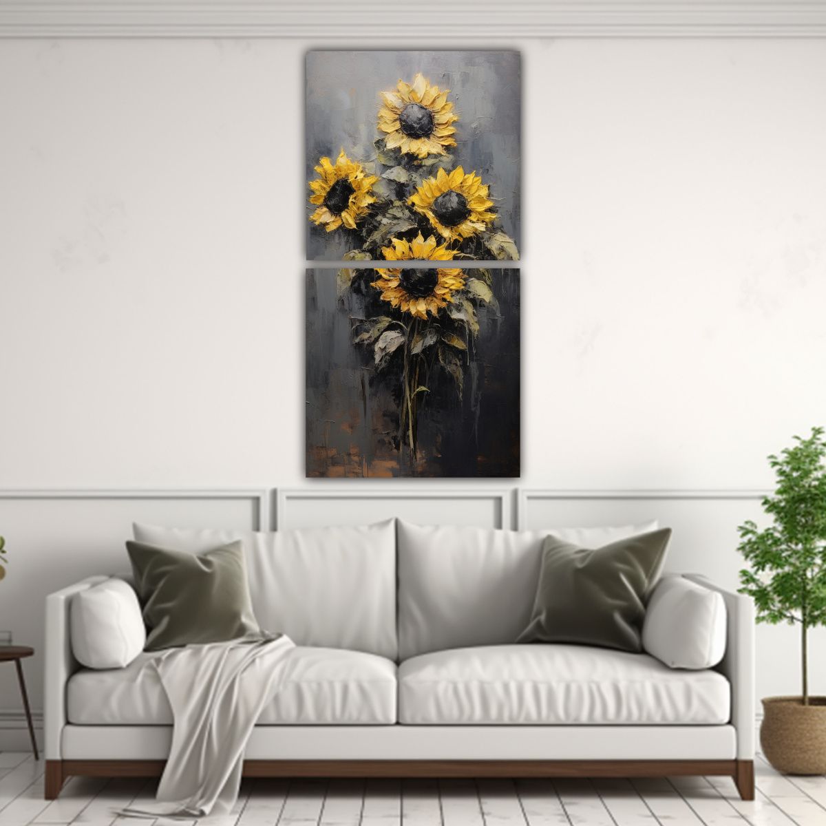 GENERICO - Pintura En Lienzo De Composición Equilibrada Con 80x160 Cm