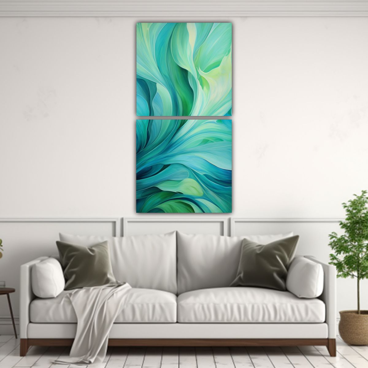 GENERICO - Cuadros Decorativos Con Patrones Abstractos En 70x140 Cm