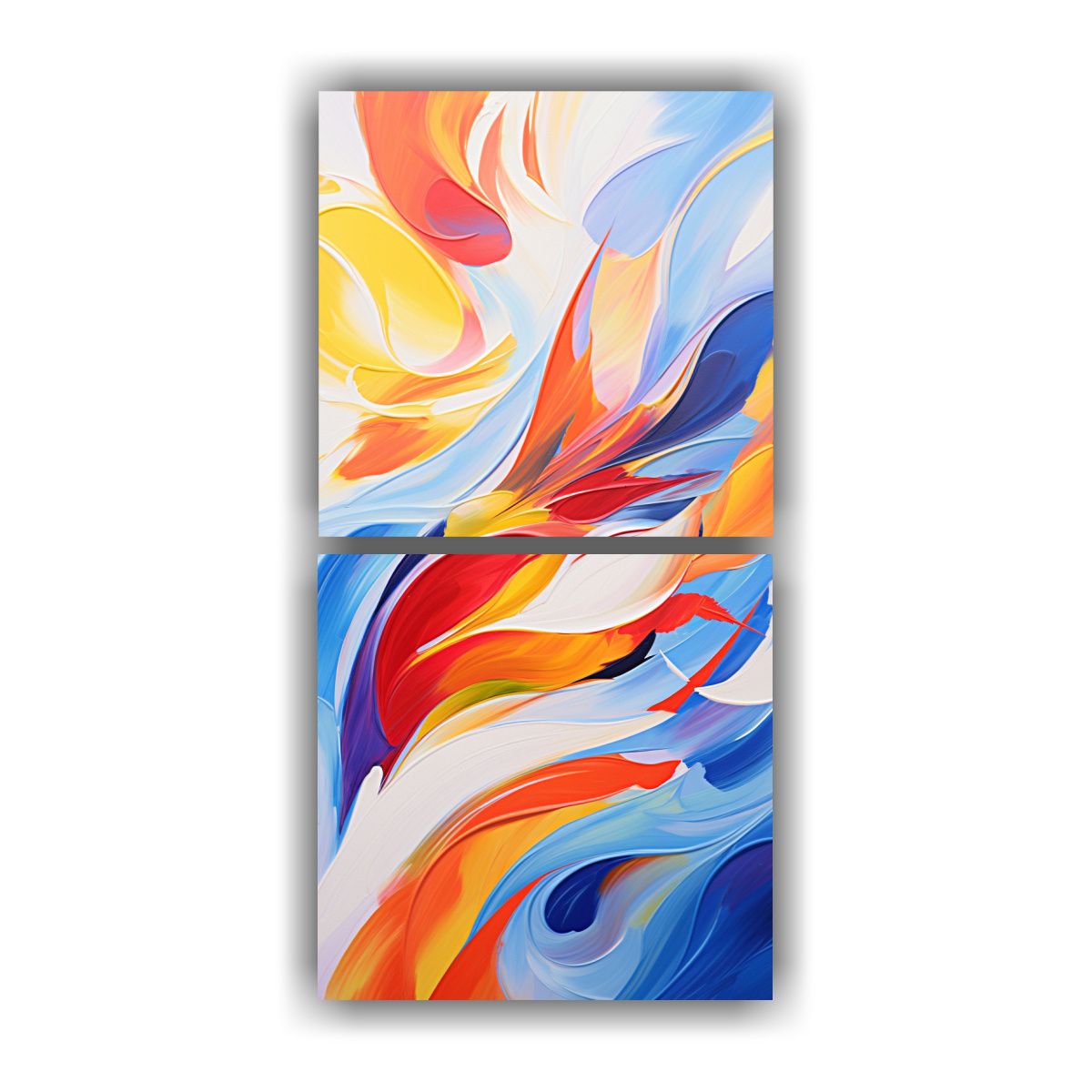 GENERICO - Pinturas Decorativas De Expresión Formación De 70x140 Cm