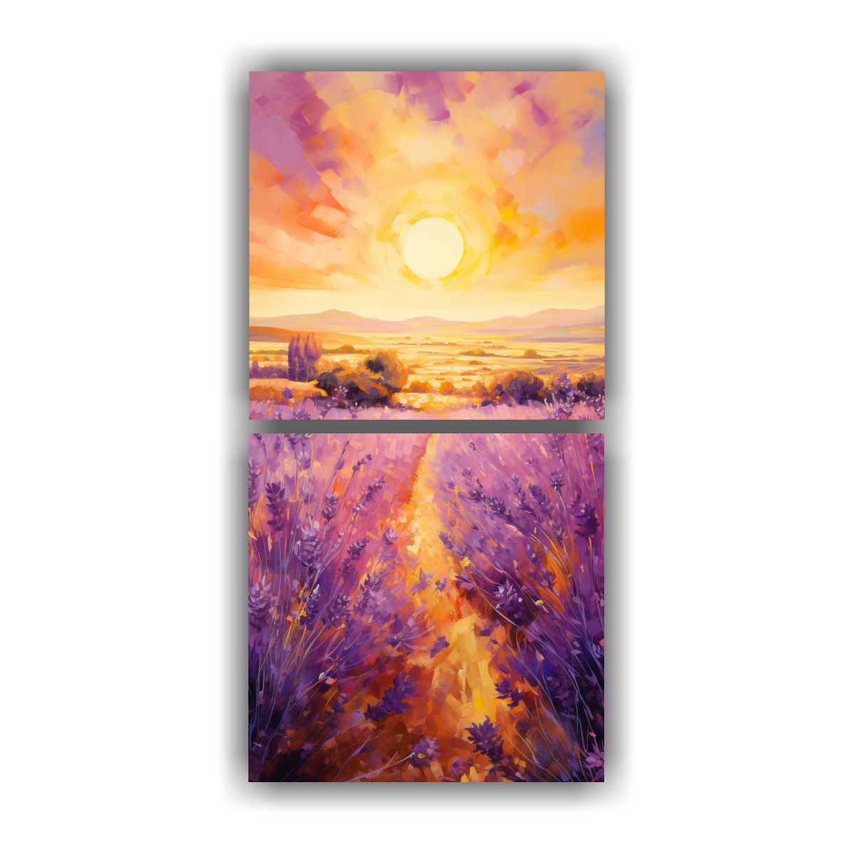 GENERICO - Pinturas Decorativas Dos Artes Vanguardia 80x160 Cm