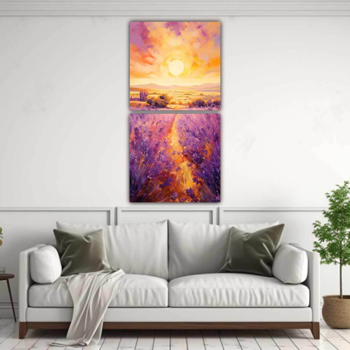 GENERICO - Pinturas Decorativas Dos Artes Vanguardia 80x160 Cm