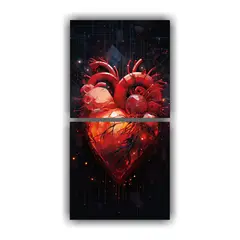 GENERICO - Pinturas Decorativas Abstractas En Gama De 70x140 Cm