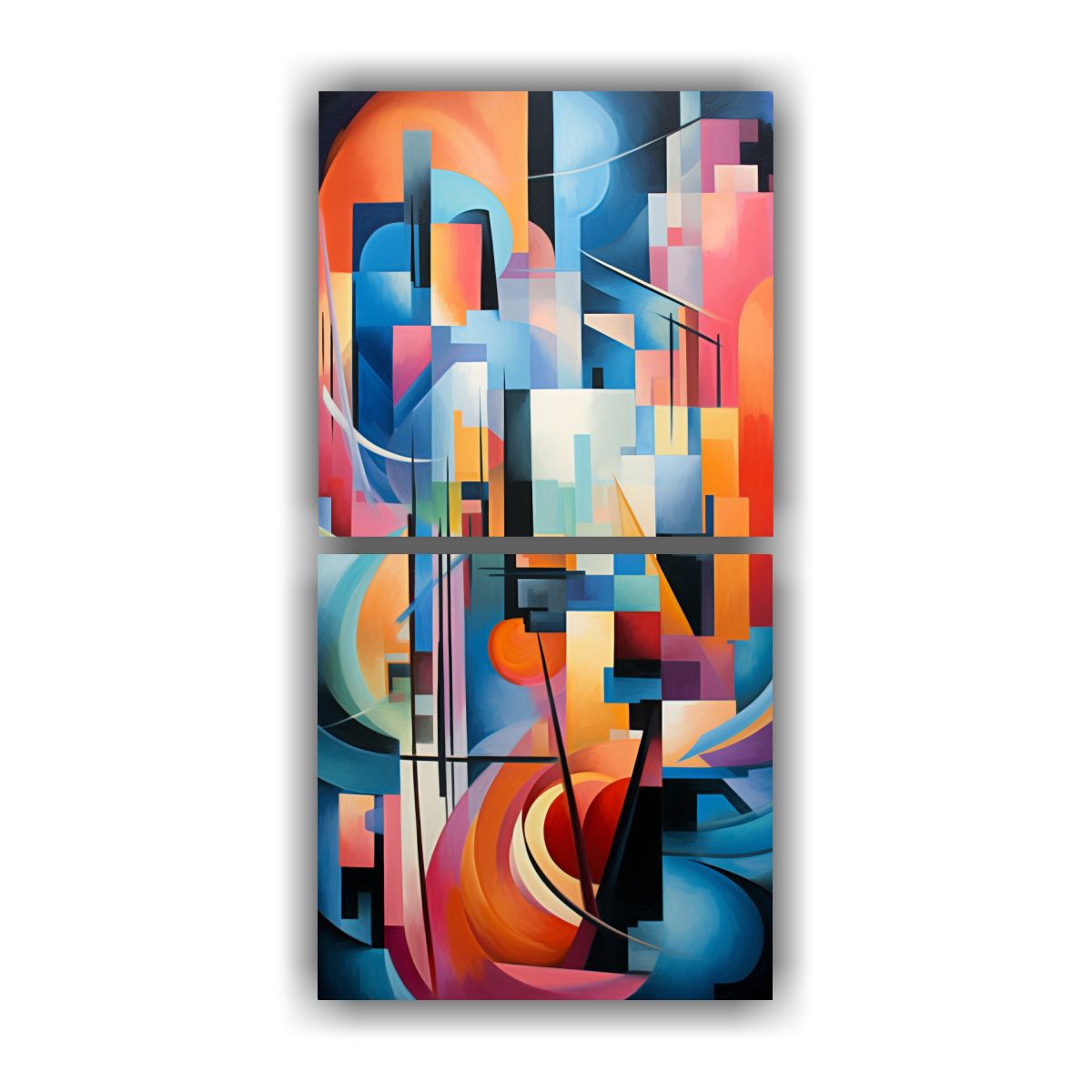 GENERICO - Composición Duradera En Lienzo Con 80x160 Cm