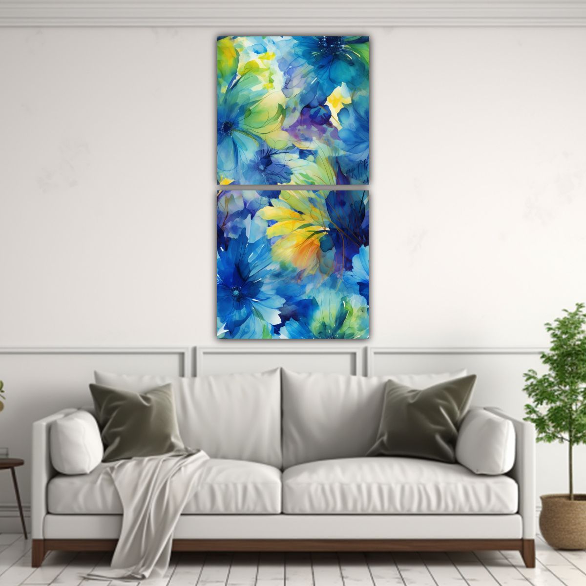 GENERICO - Pintura Abstracta Culturar Patrón Abstracto 70x140 Cm