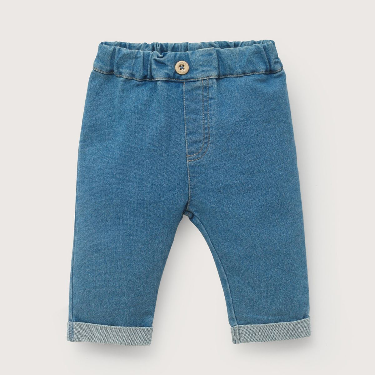 OPALINE - Jeans azul de bebé unisex