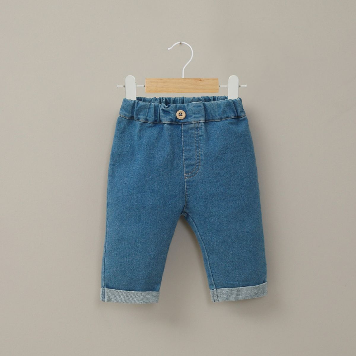 OPALINE - Jeans azul de bebé unisex