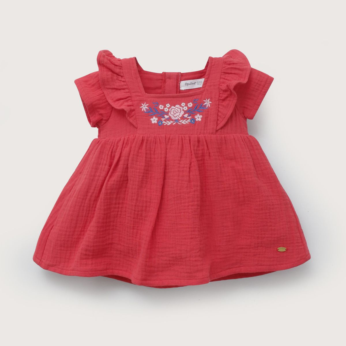 OPALINE - Vestido rojo de niña