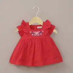 OPALINE - Vestido rojo de niña