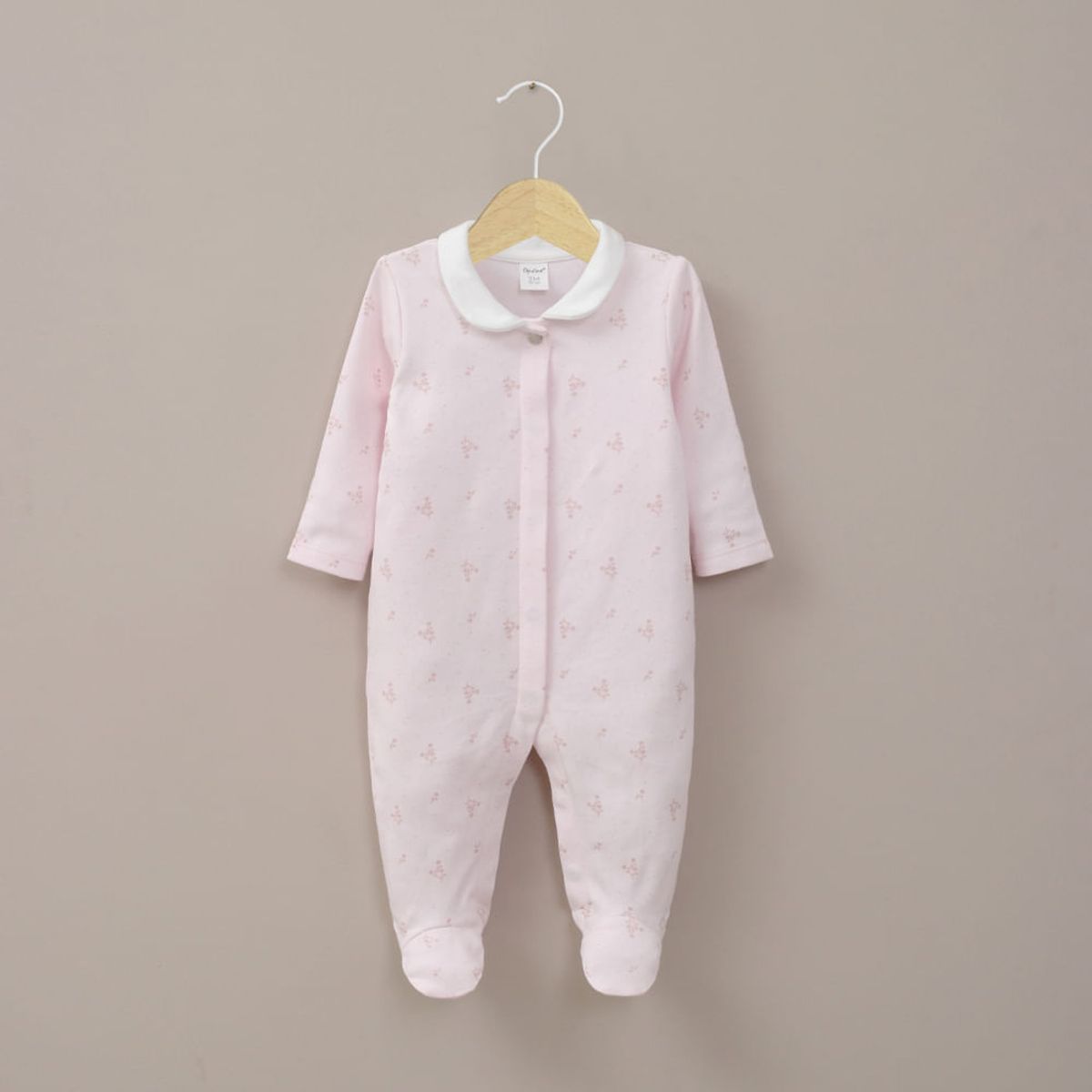 OPALINE - Osito rosado estampado de bebé niña