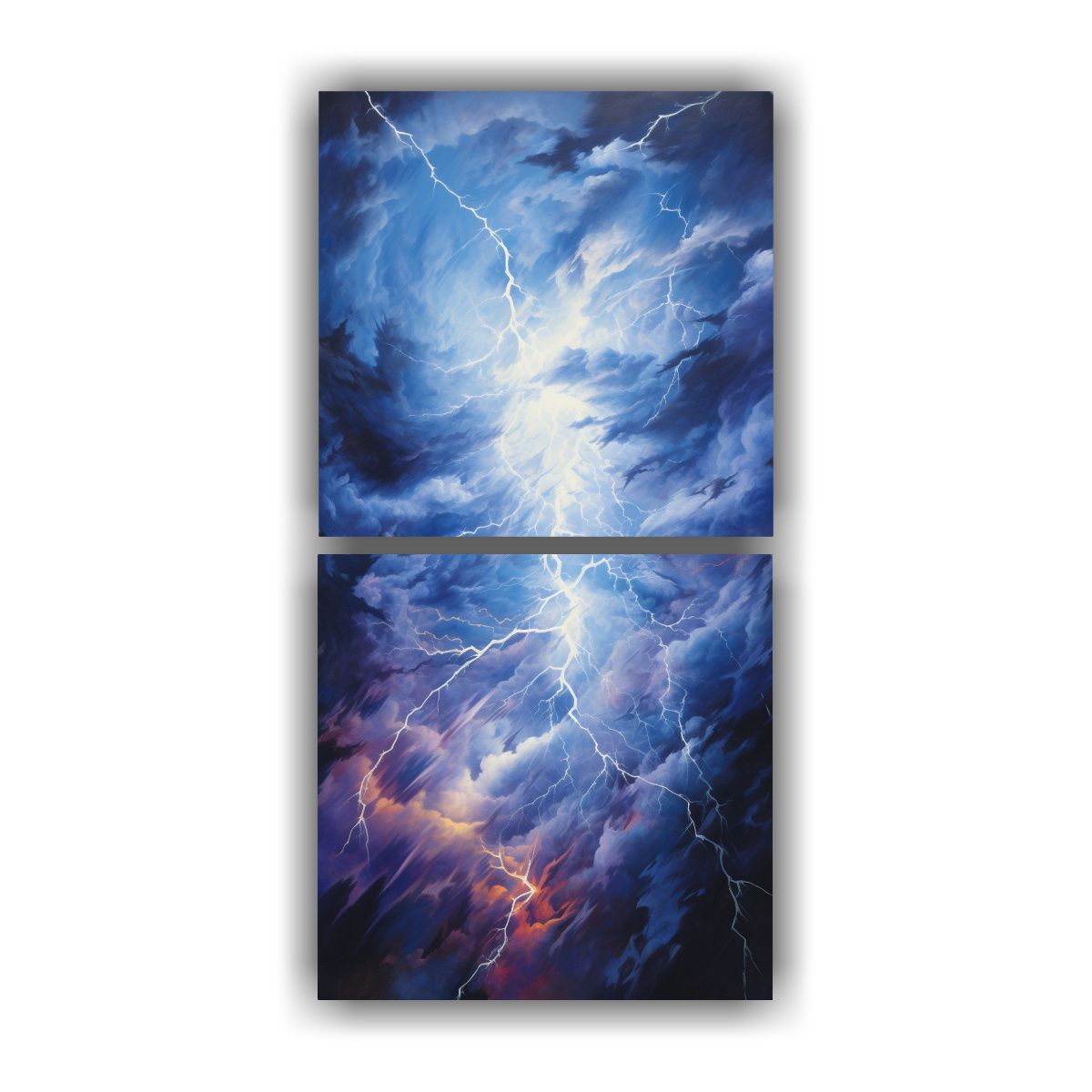 GENERICO - Interpretación Abstracta Del Caos Energético De 70x140 Cm