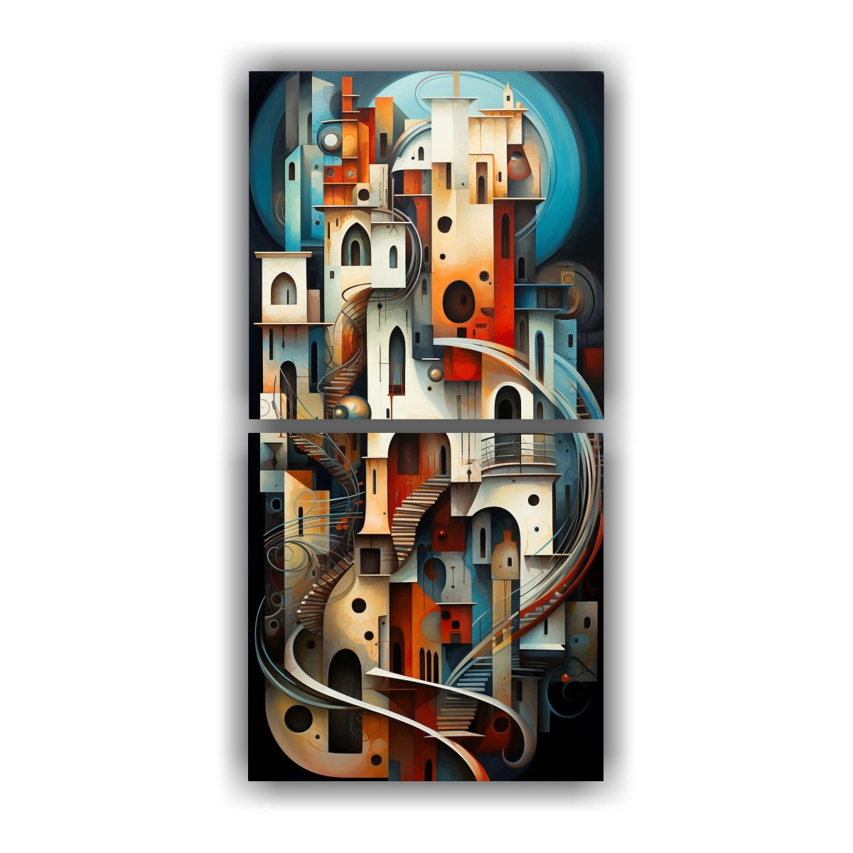 GENERICO - Pinturas Decorativas Abstractas De Fusión 70x140 Cm