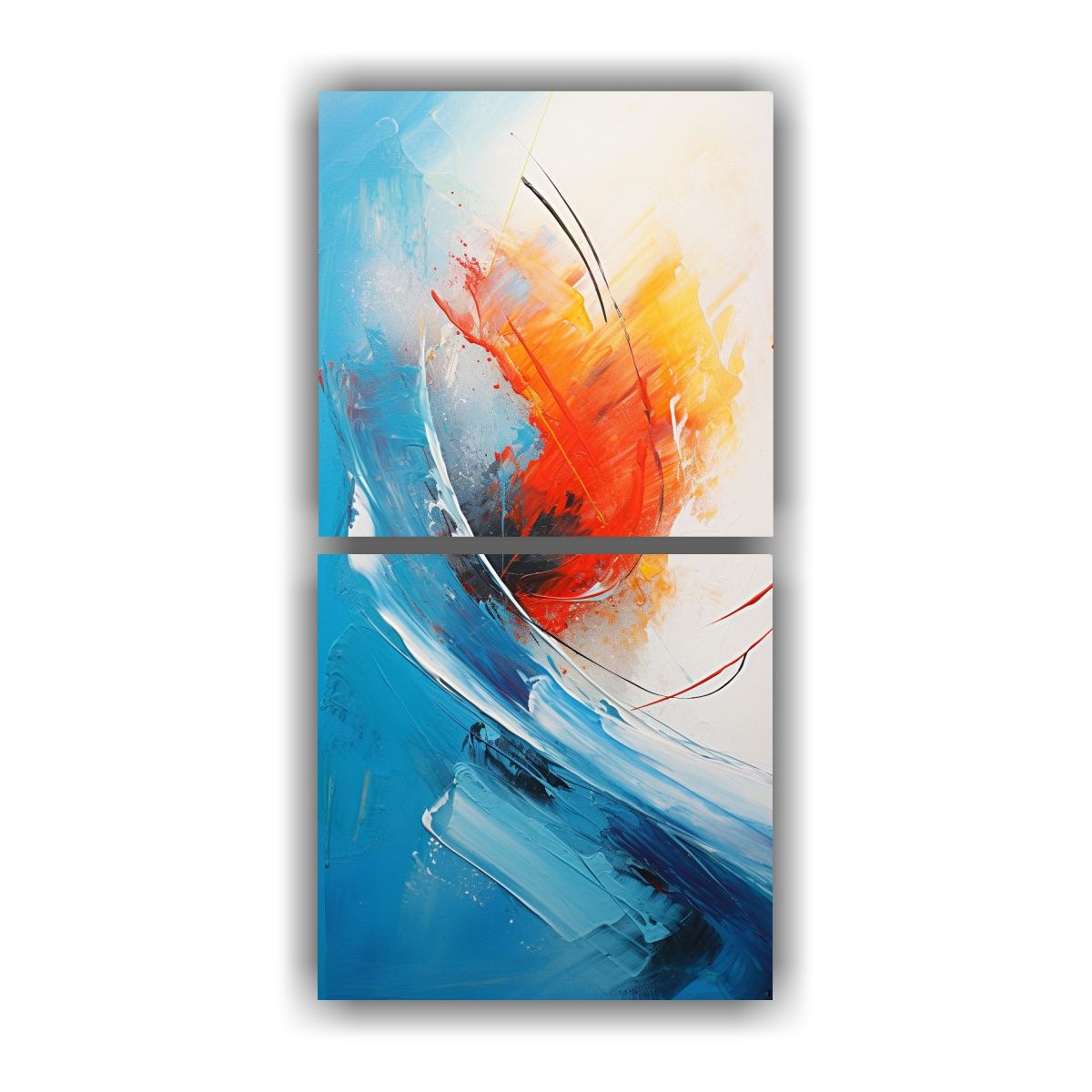 GENERICO - Pinturas Decorativas De Representación Abstracta 70x140 Cm