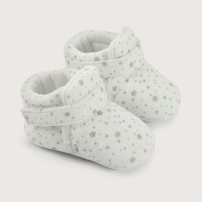 Pantufla Bebé Unisex Blanca