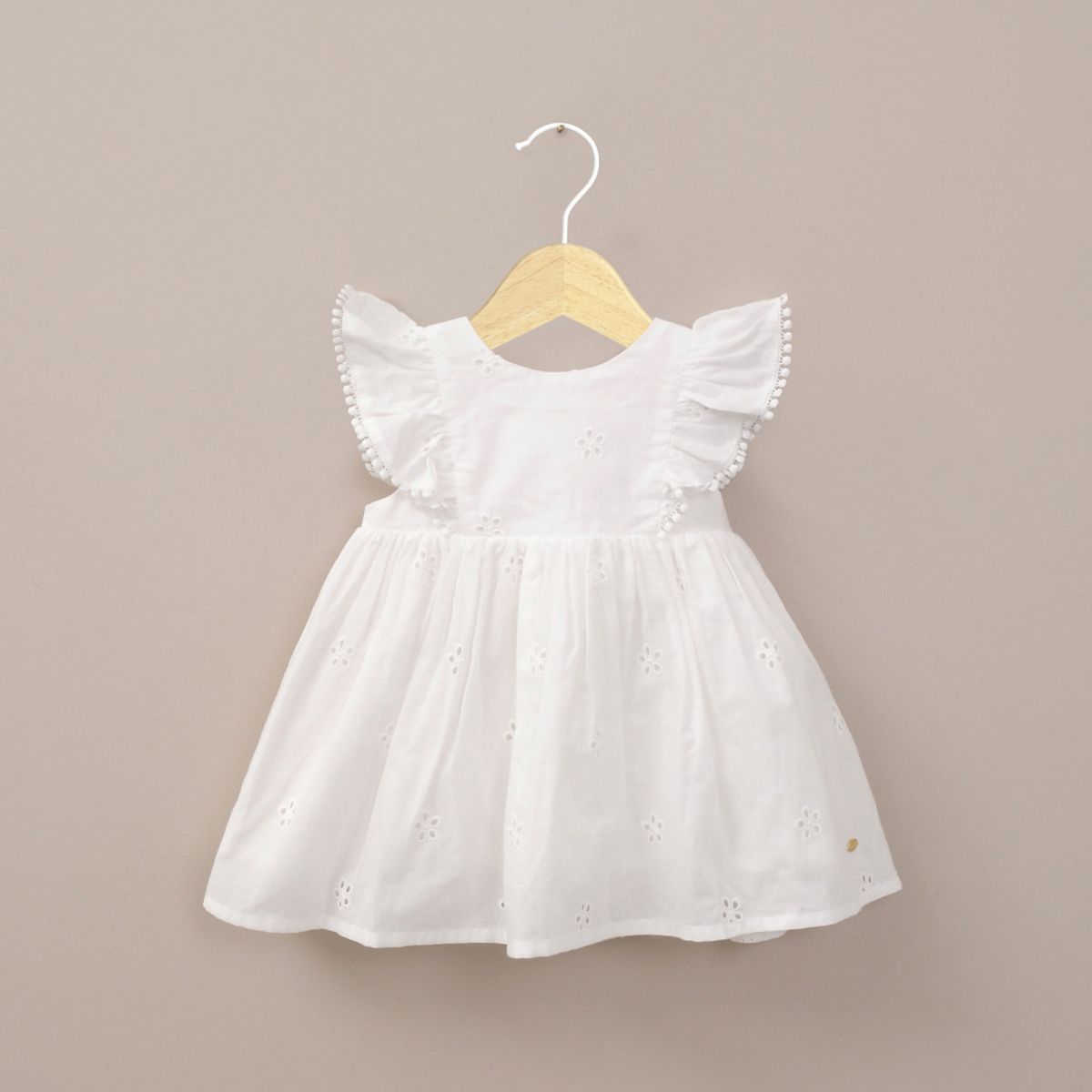 OPALINE - Vestido sin mangas blanco de niña