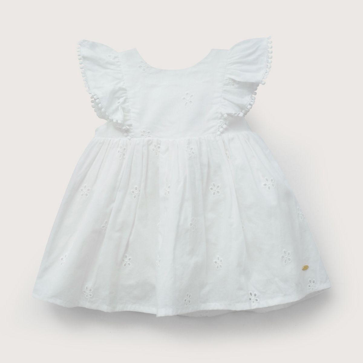 OPALINE - Vestido sin mangas blanco de niña