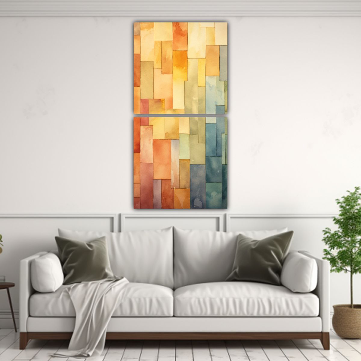 GENERICO - Papel Acuarela Vintage En Relieve Con Fondo Para 80x160 Cm