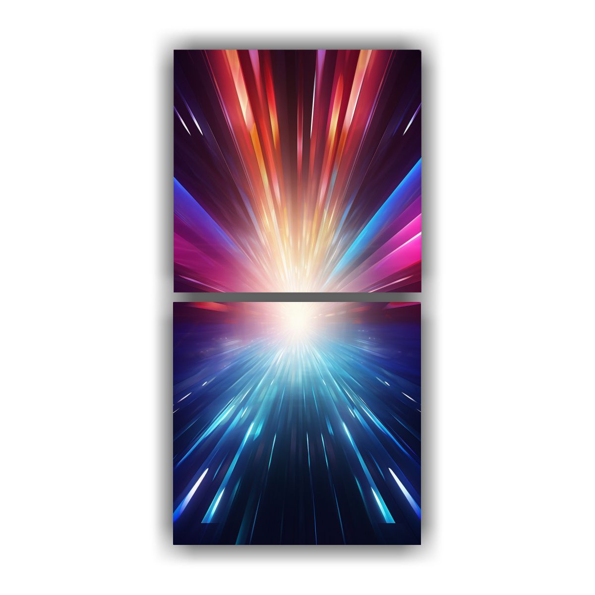 GENERICO - Cuadros Inspiración Cuarto Abstracto Túnel De 80x160 Cm