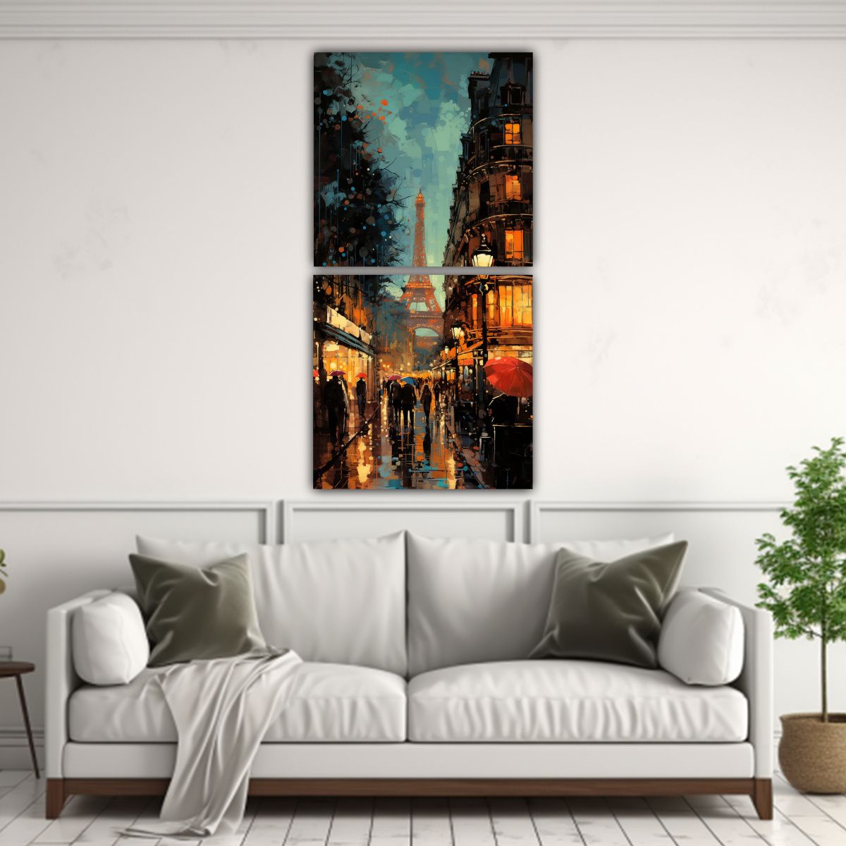 GENERICO - Artes De Pared Colores Abstractos Para 80x160 Cm