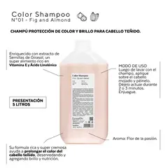 FARMAVITA - Color Shampoo Nro 01 Leche de almendras e higos 5000 Ml