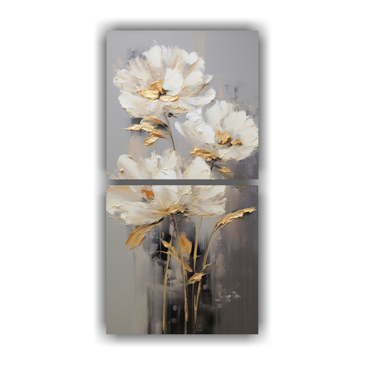 GENERICO - Telas En Bastidor Con Efecto Visual De Pintura 70x140 Cm