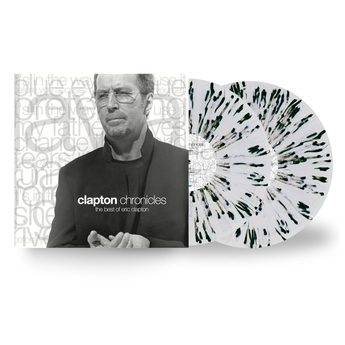 HITWAY MUSIC - ERIC CLAPTON - CHRONICLES THE BEST OF 2LP WHITE BLACKSPLATTER VINYL - VINILO