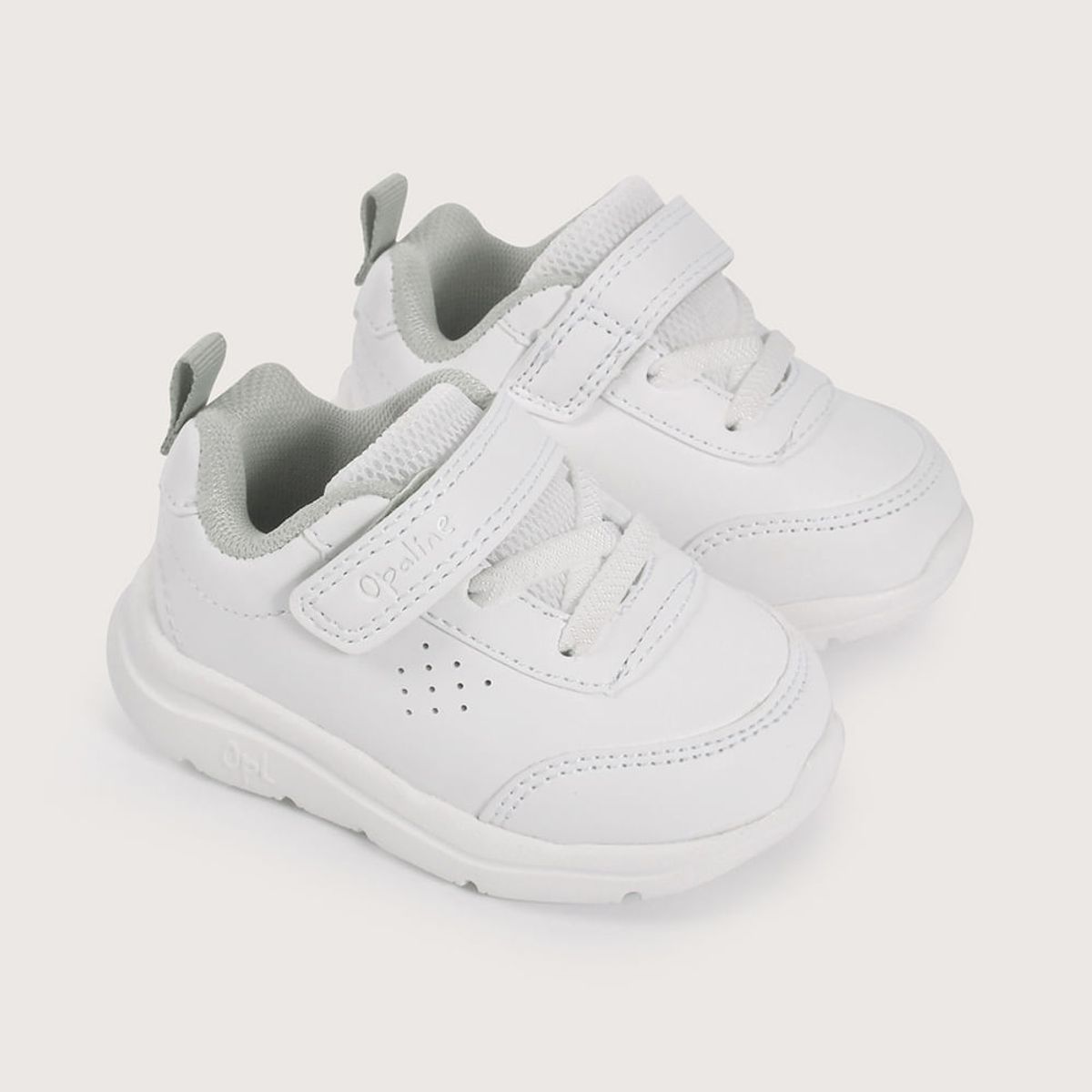 OPALINE - Zapatilla primeros pasos deportiva blanca de niño