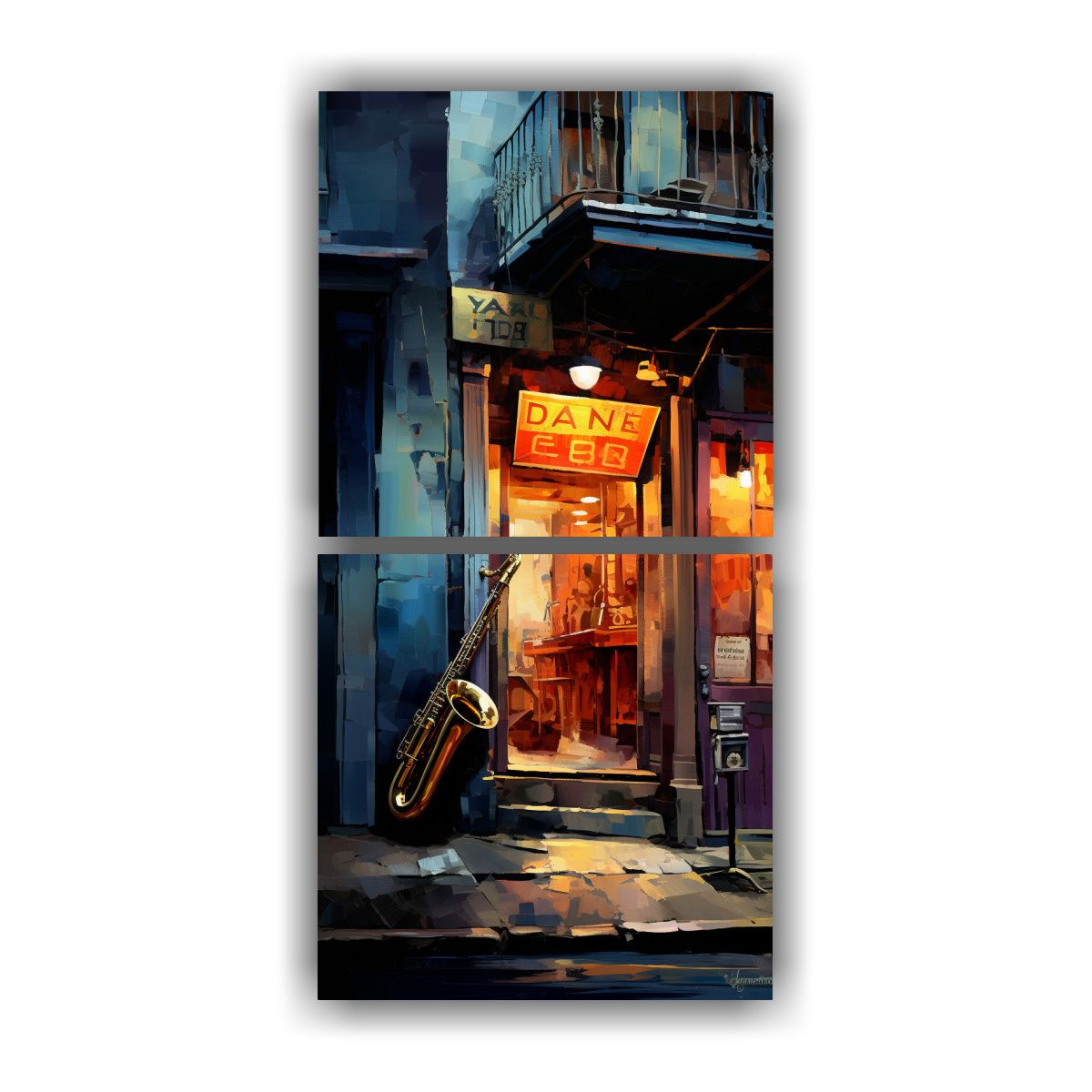 GENERICO - Pinturas De Decoración Vintage Con Efecto Visual 80x160 Cm