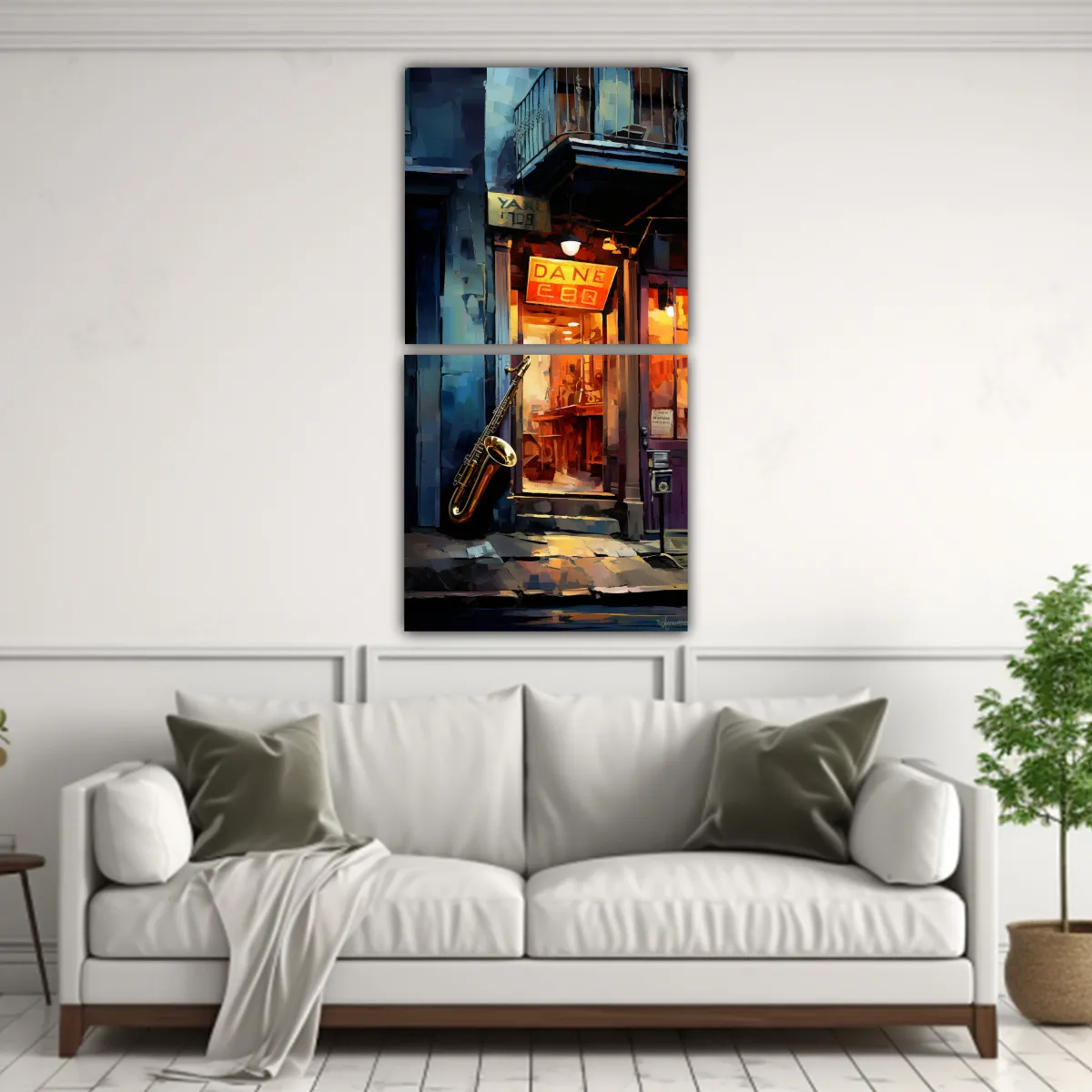 GENERICO - Pinturas De Decoración Vintage Con Efecto Visual 80x160 Cm