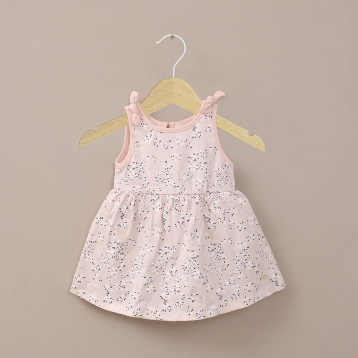 OPALINE - Vestido rosado estampado de niña