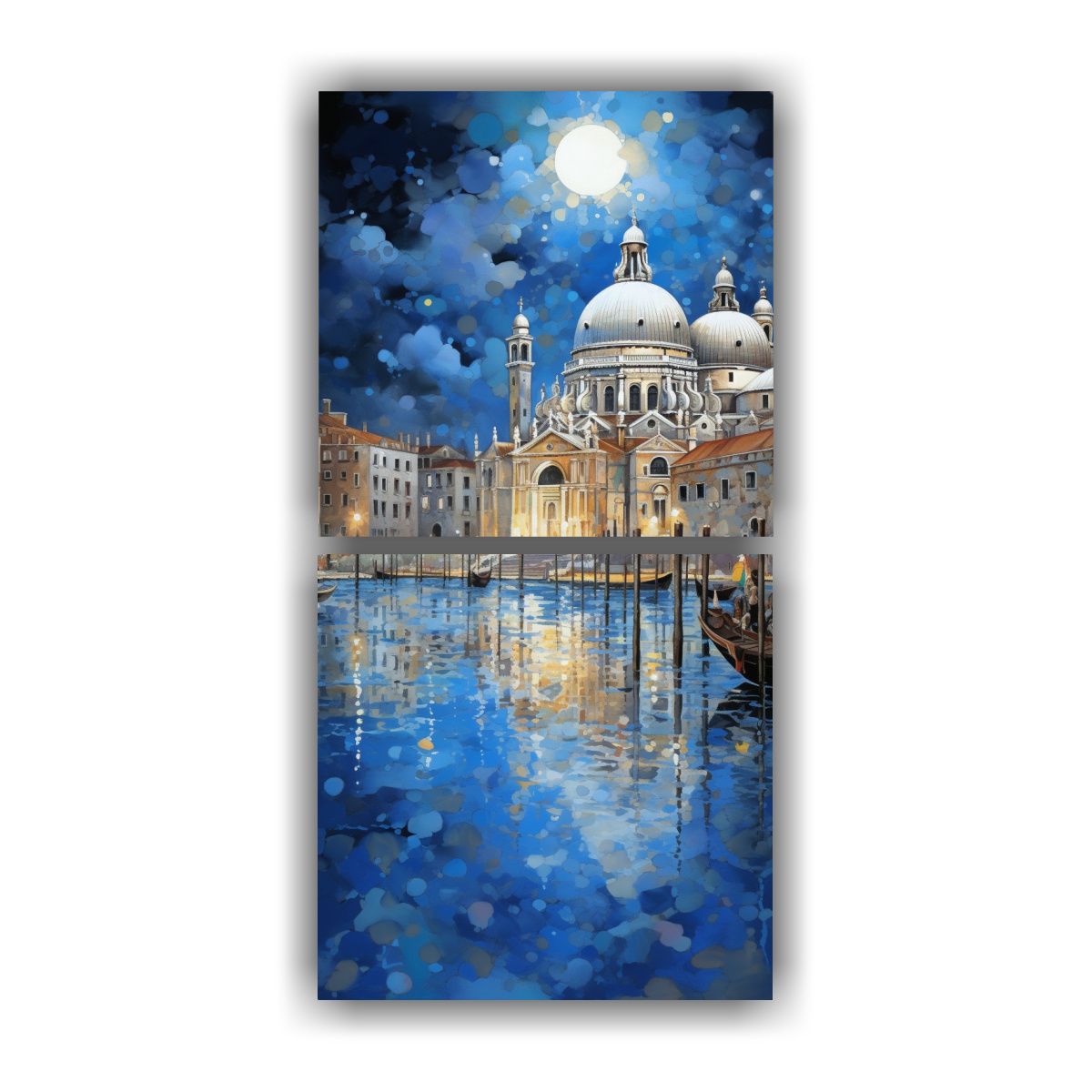 GENERICO - Pinturas Abstractas En Tela Con Diseños 80x160 Cm