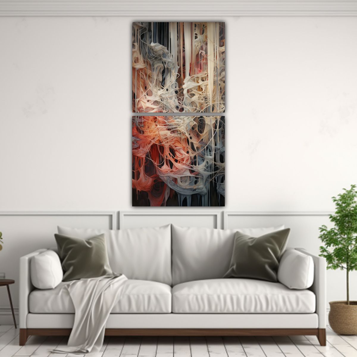 GENERICO - Pinturas Decorativas Con Capas De Memorias 70x140 Cm