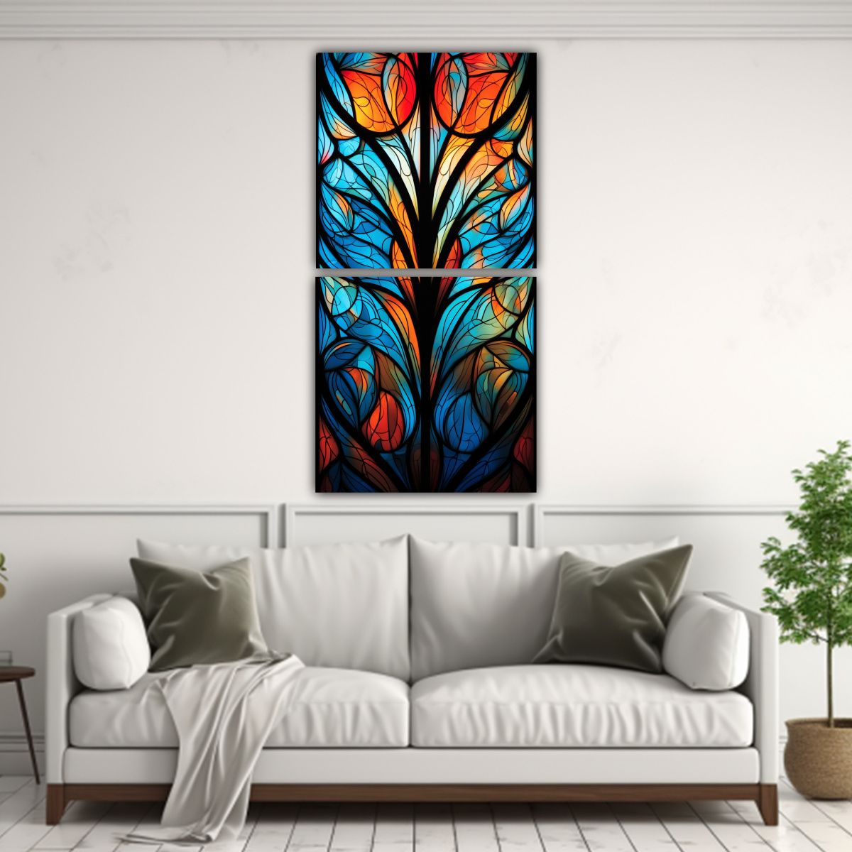 GENERICO - Cuadros Fotografía Abstracta De Patrones 70x140 Cm