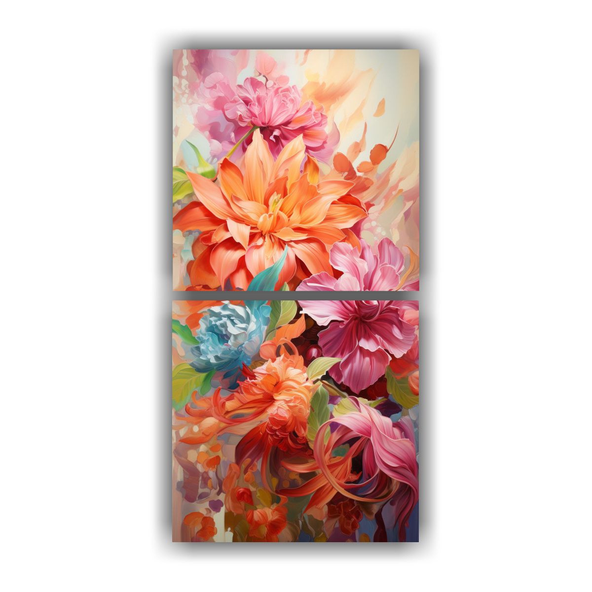 GENERICO - Pinturas Abstractas Modernas En Lienzo Resistente 70x140 Cm