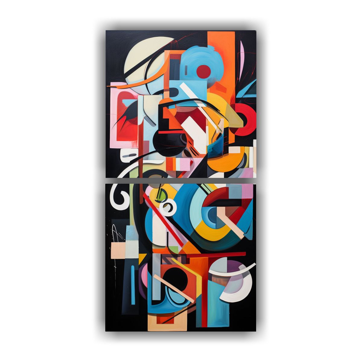 GENERICO - Pinturas Decorativas De Fusión Abstracta De 70x140 Cm