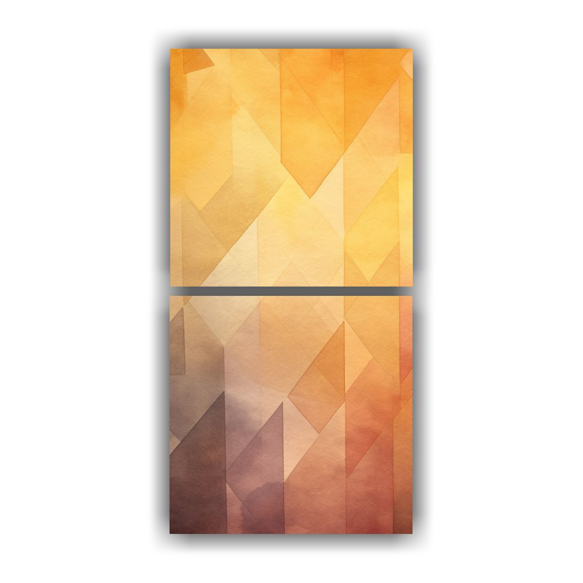 GENERICO - Pinturas Decorativas De Dos Lienzos De Tela Con 80x160 Cm