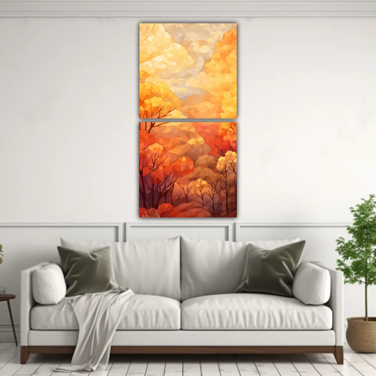 GENERICO - Cuadro Decorativo De Composición Visual 70x140 Cm