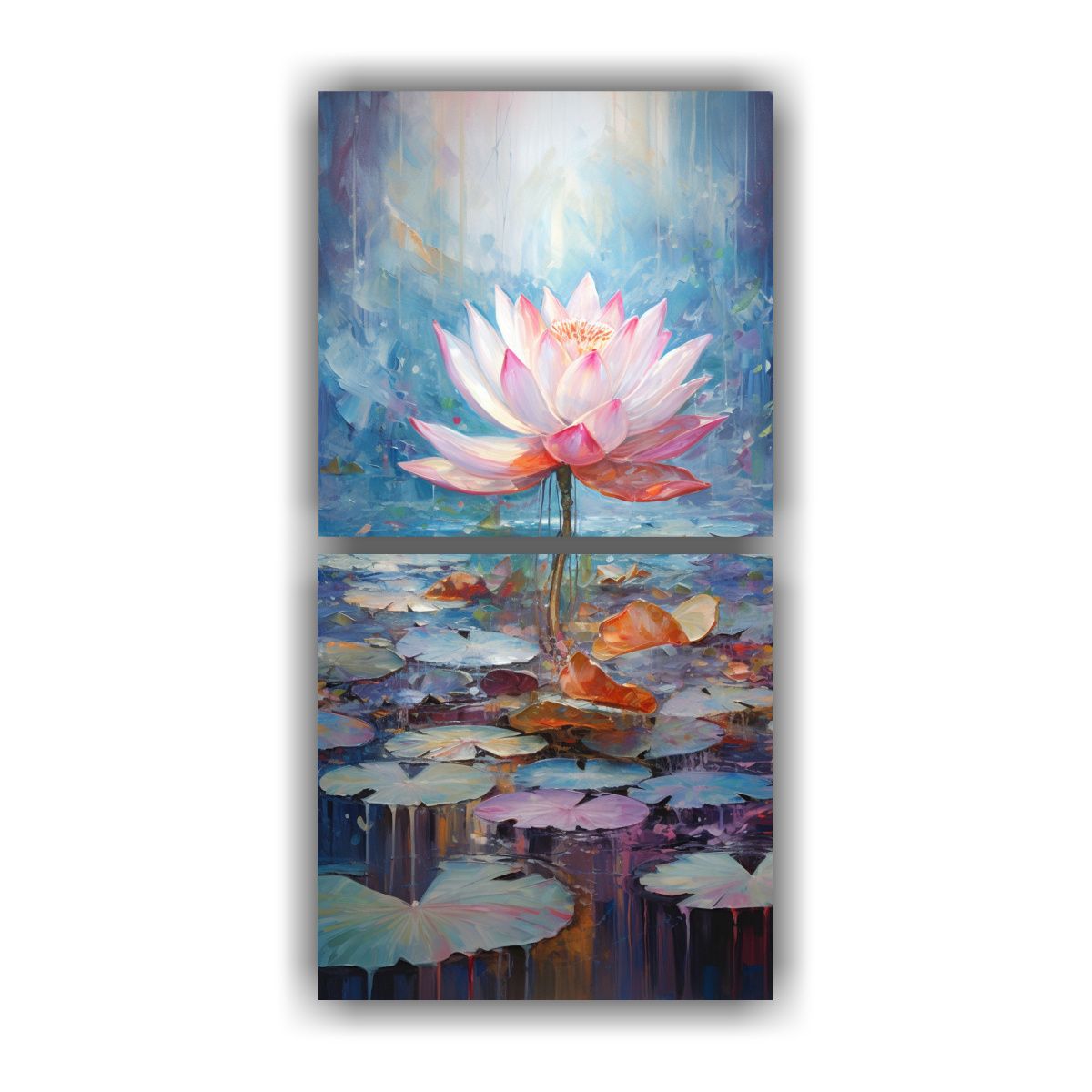 GENERICO - Pinturas De Decoración Lienzo Con Cuadro 80x160 Cm