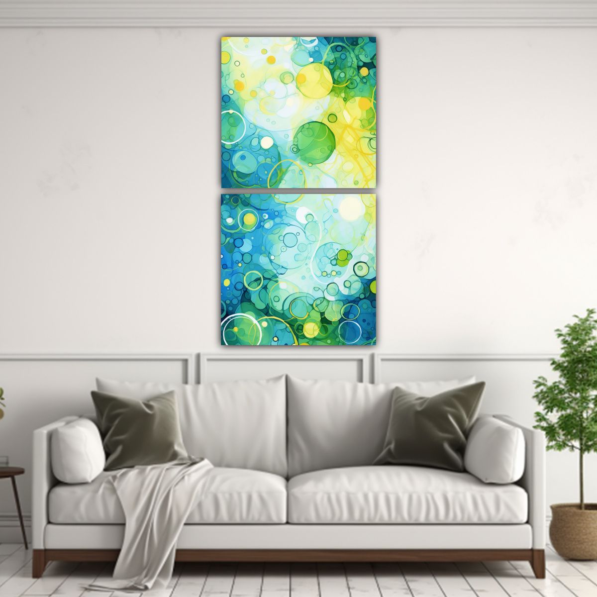 GENERICO - Pinturas Decorativas Abstractas Diseño 70x140 Cm