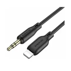 BOROFONE - Cable de Audio Jack 35mm compatible con Iph Bl18 negro