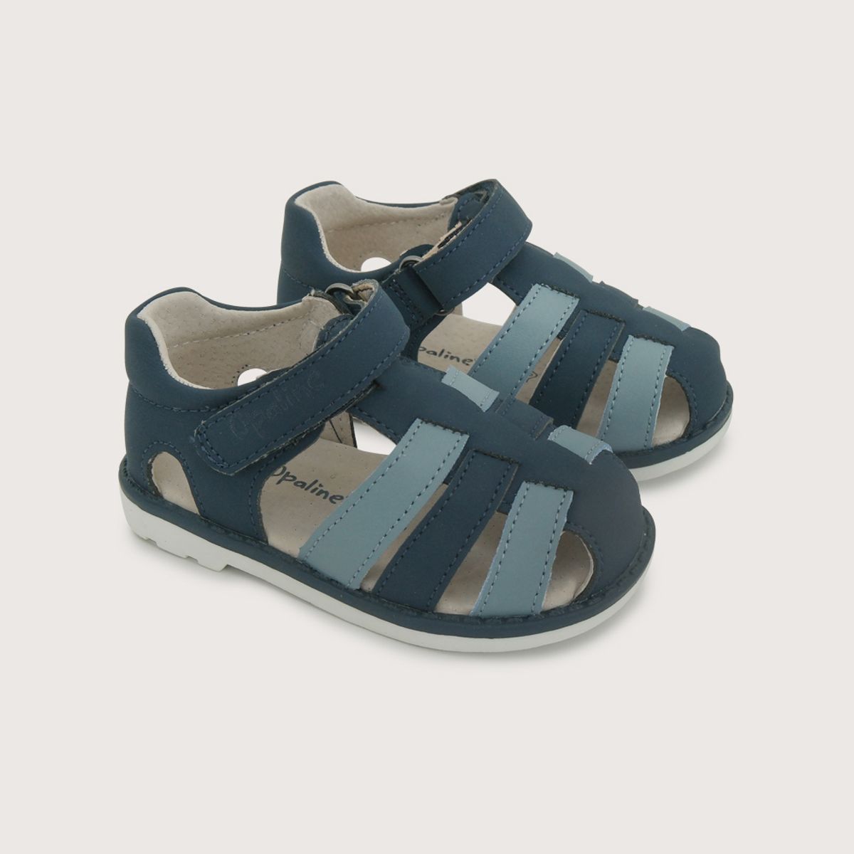 OPALINE - Sandalia primeros pasos azul de niño
