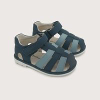 Sandalia primeros pasos azul de niño