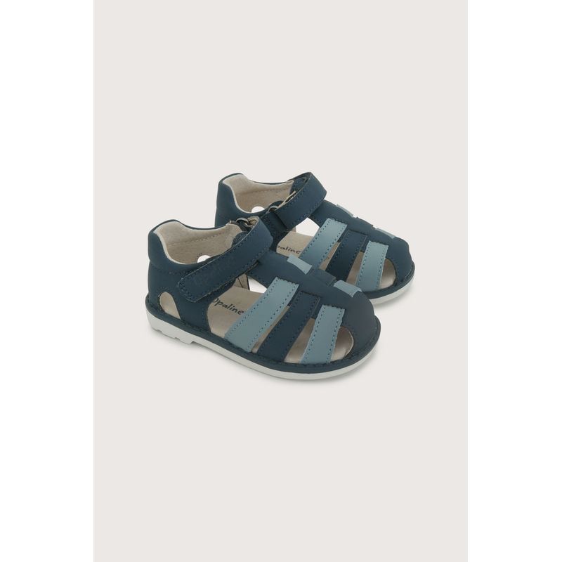 OPALINE - Sandalia primeros pasos azul de niño