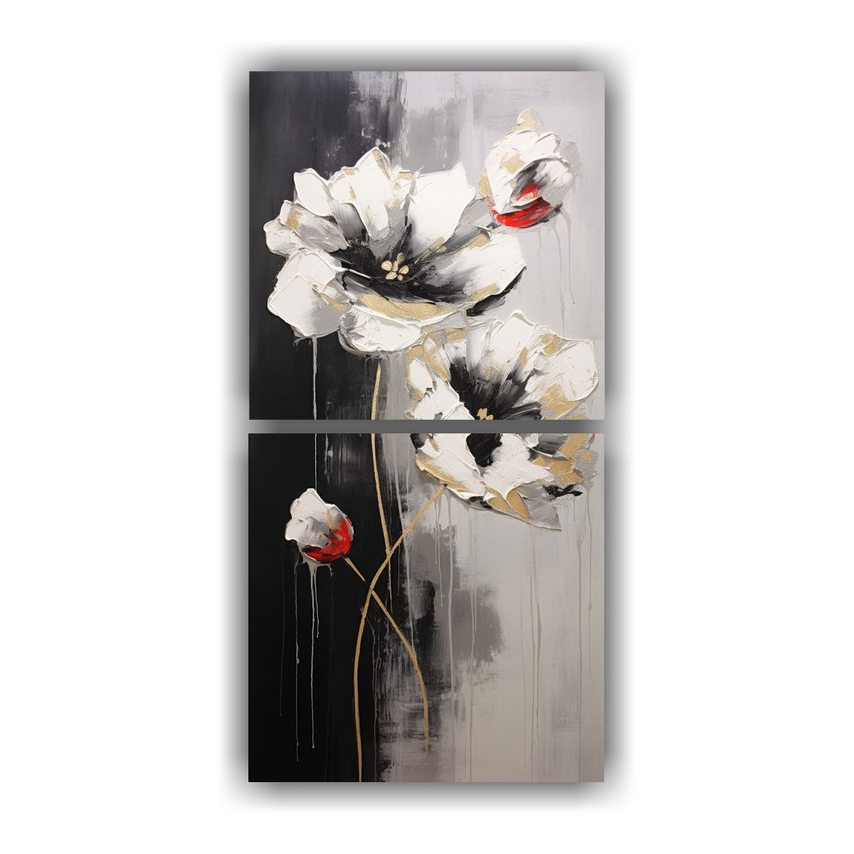 GENERICO - Pintura Sobre Lienzo Estilo Decorativo Con Imagen 70x140 Cm