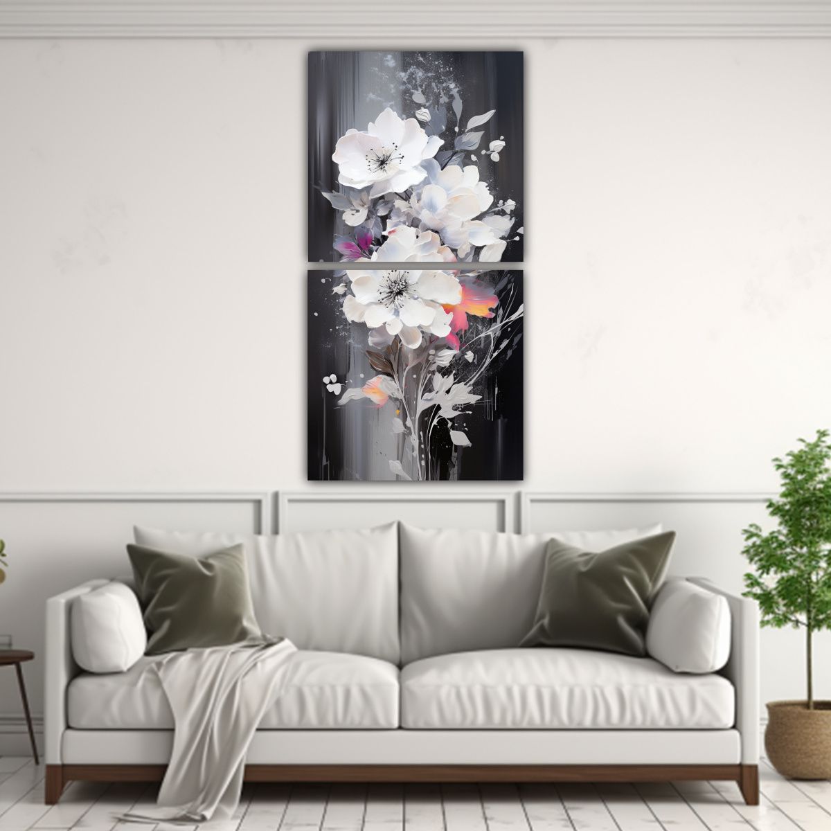 GENERICO - Pinturas Decorativas Estilo Neonoir Conjunto De 70x140 Cm