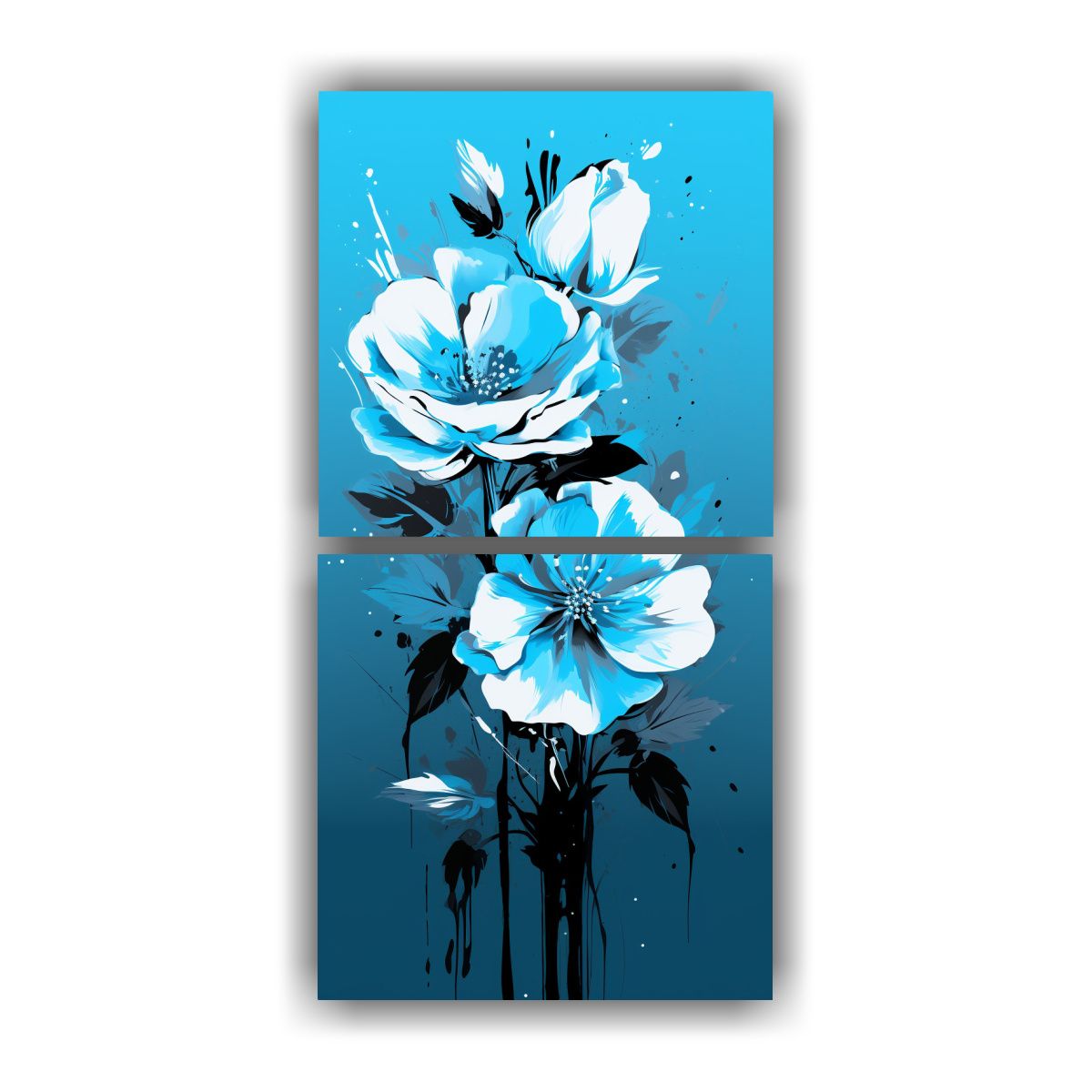 GENERICO - Conjunto De Pinturas Decorativas En Bastidor Con 70x140 Cm