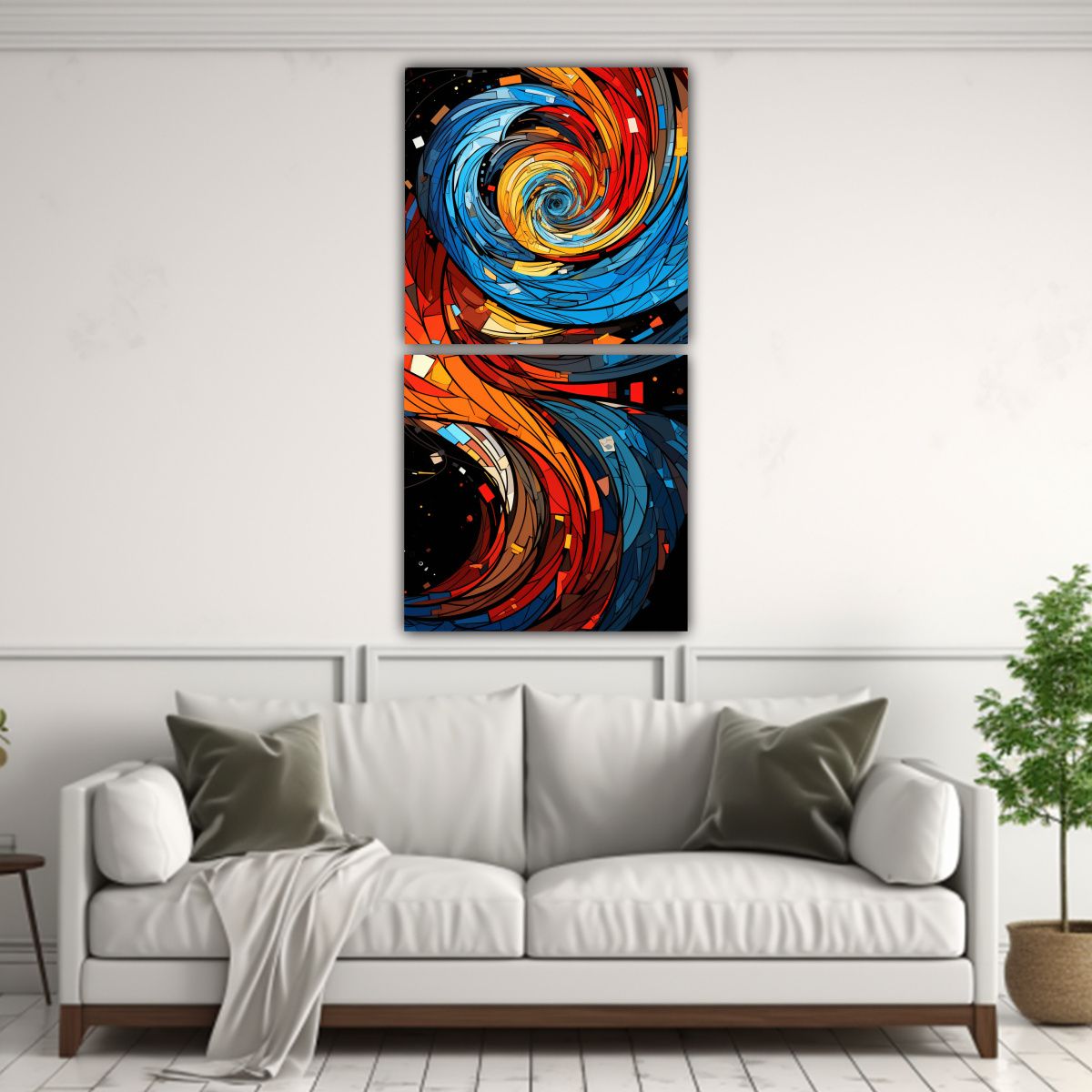 GENERICO - Composiciones Decorativo Belleza Natural Arte 80x160 Cm