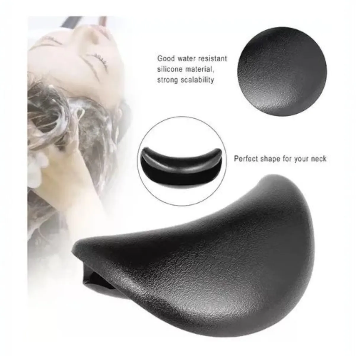 GENERICO - Cuello Protector de Silicona Para Lavapelo